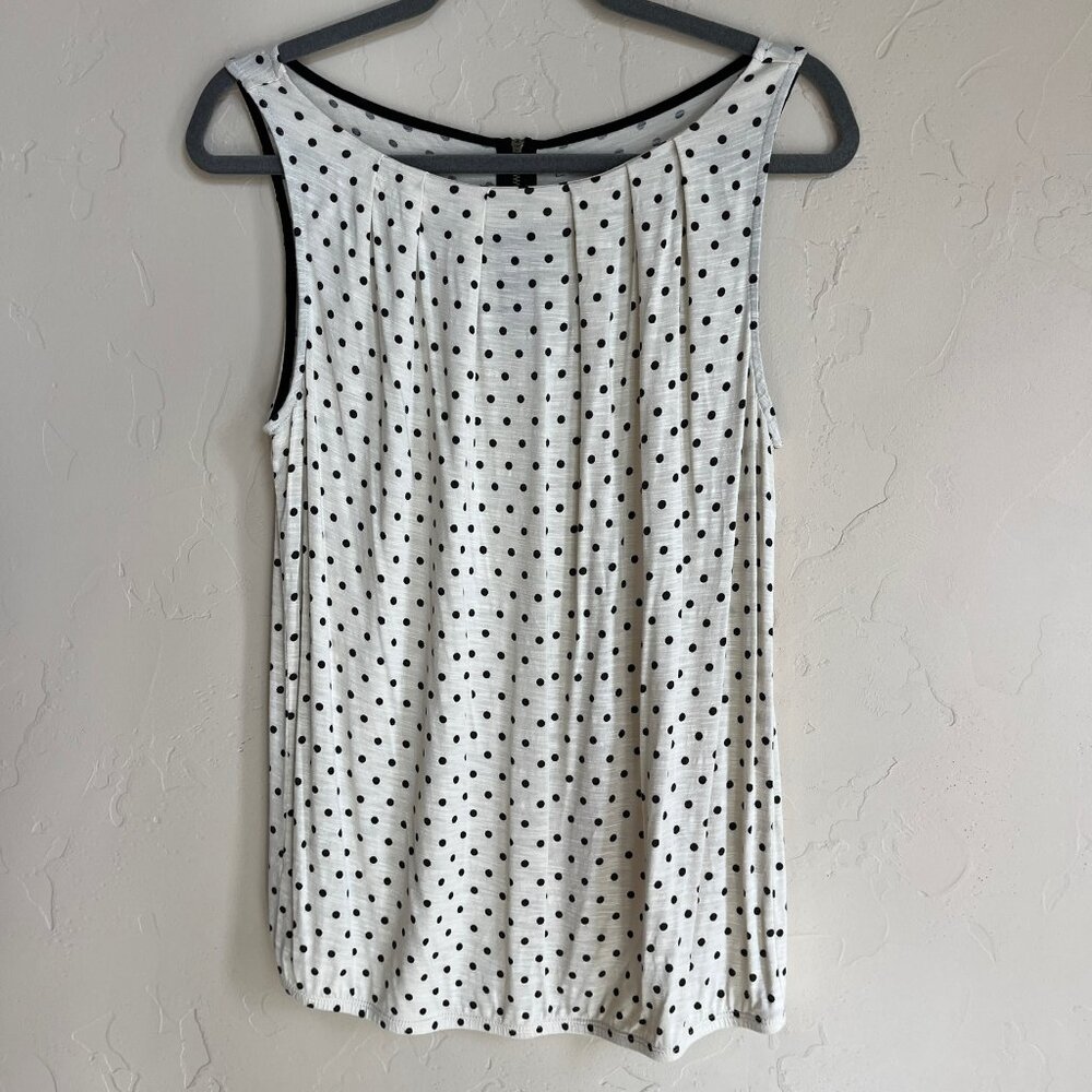 Loft Polka Dot Sleeveless Top